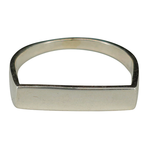 Sterling silver signet ring