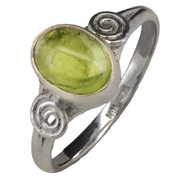Peridot Sterling Silver Ring