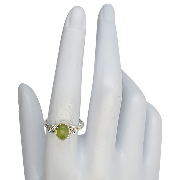 Peridot Sterling Silver Ring