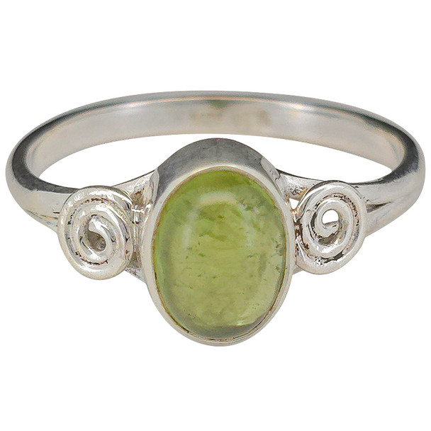 Peridot Sterling Silver Ring