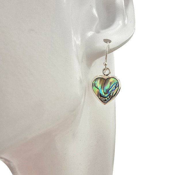 Abalone Shell And Mother Of Pearl Reversible Dangle Earrings