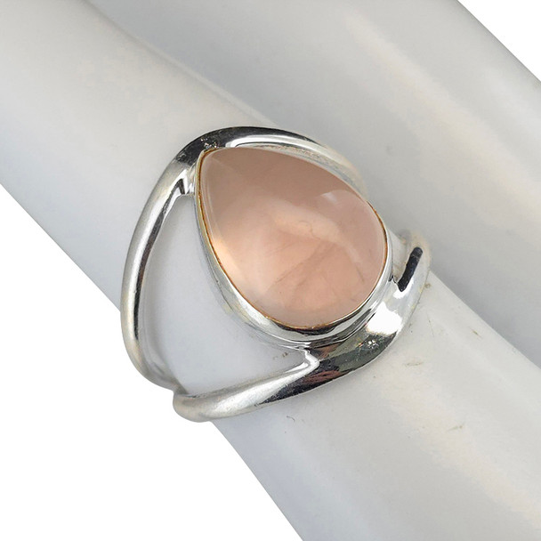Rose Quartz Sterling Silver Ring