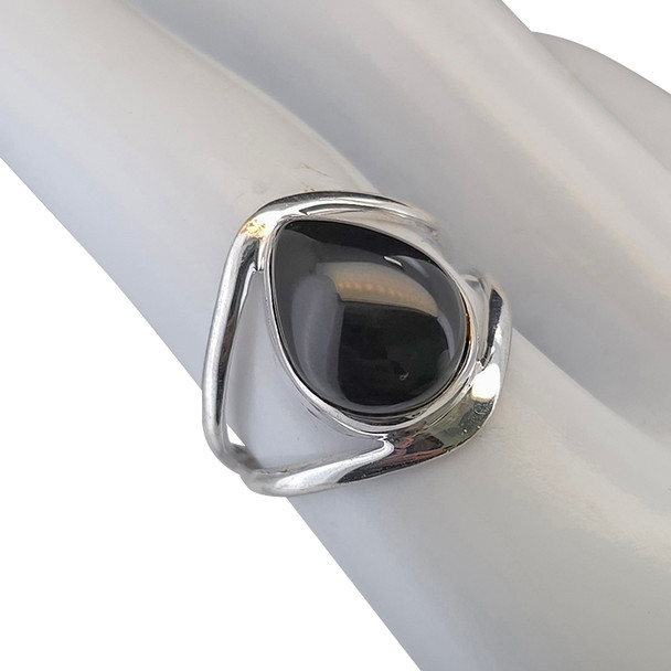 Black Onyx Sterling Silver Ring