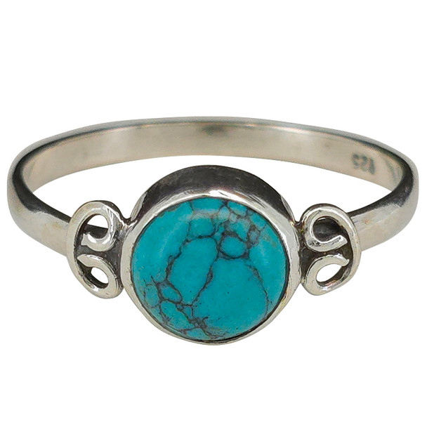 Howlite Sterling Silver Ring