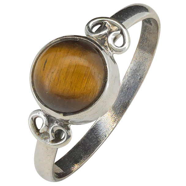 Tiger Eye Sterling Silver Ring