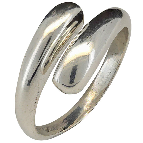 Sterling Silver Wrap Adjustable Ring