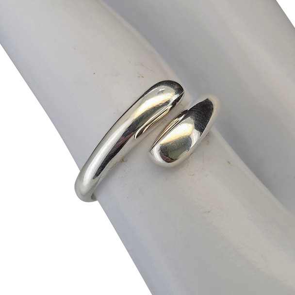 Sterling Silver Wrap Adjustable Ring