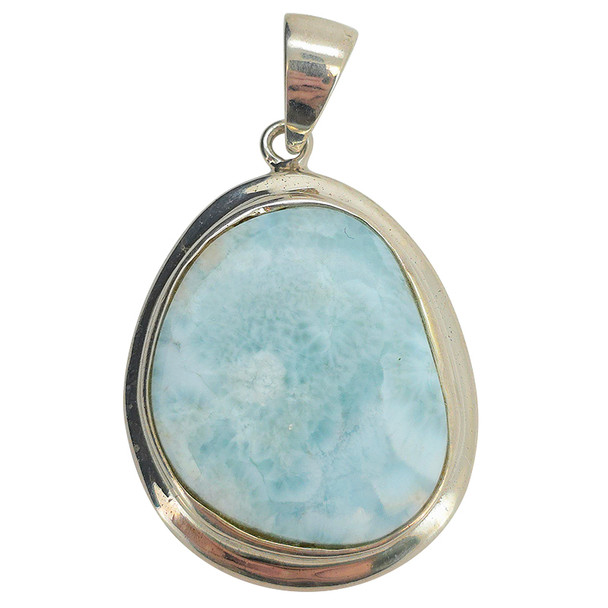 Larimar Sterling Silver Pendant