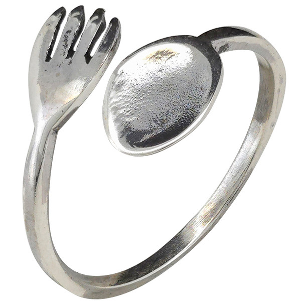 Sterling Silver Spoon/Fork Ring