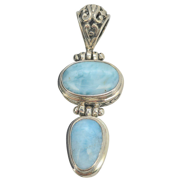 Larimar Sterling Silver Pendant