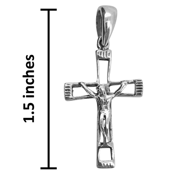 Sterling Silver Crucifix Pendant