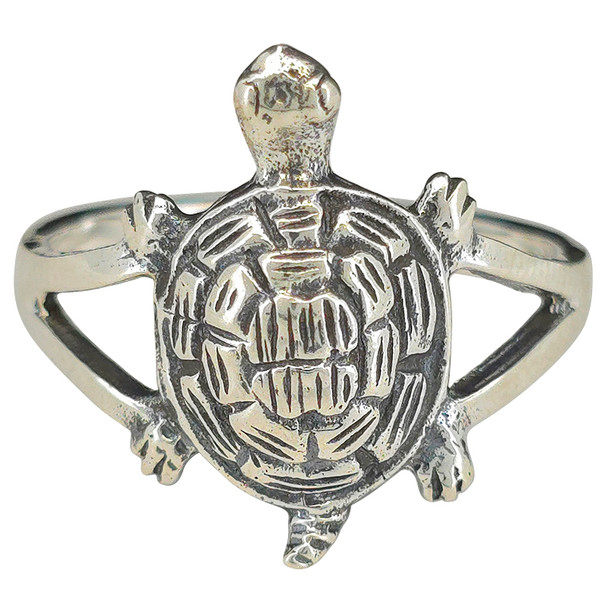 Sterling Silver Turtle Ring