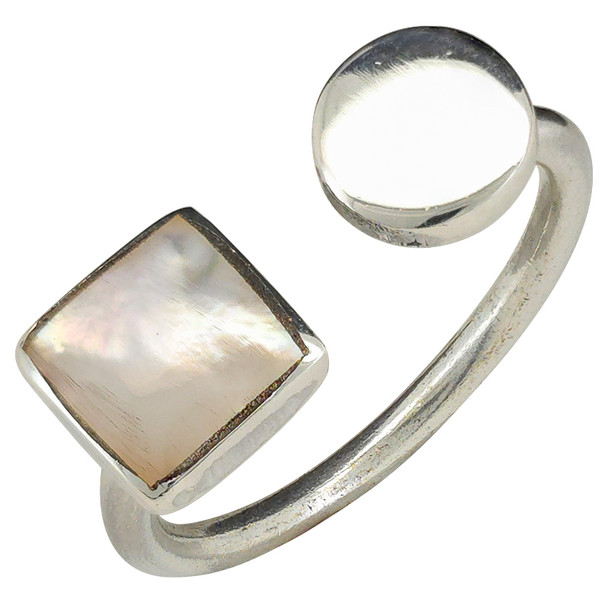 Mother of Pearl Sterling Silver Ring