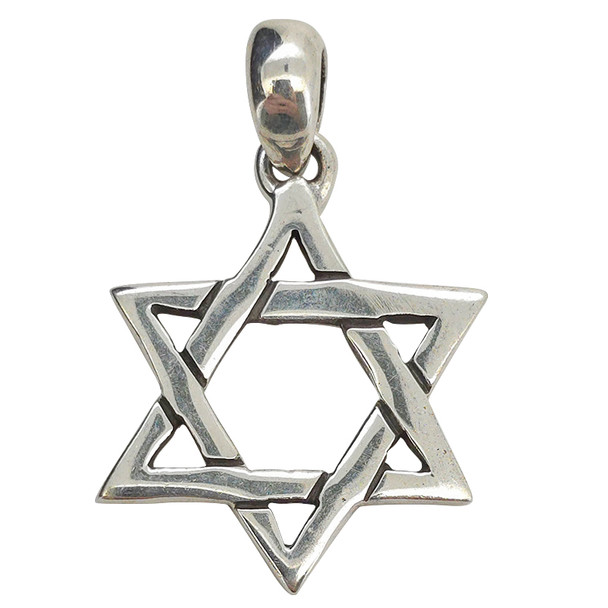 Sterling Silver Star of David Pendant