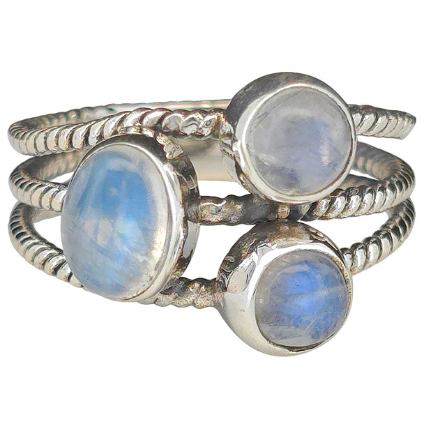 Moonstone Sterling Silver Ring