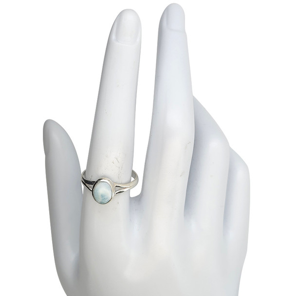 Larimar Sterling Silver Ring