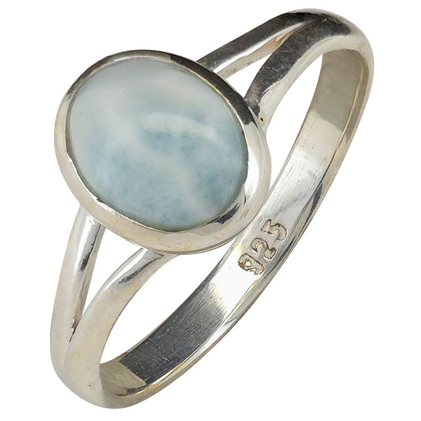 Larimar Sterling Silver Ring