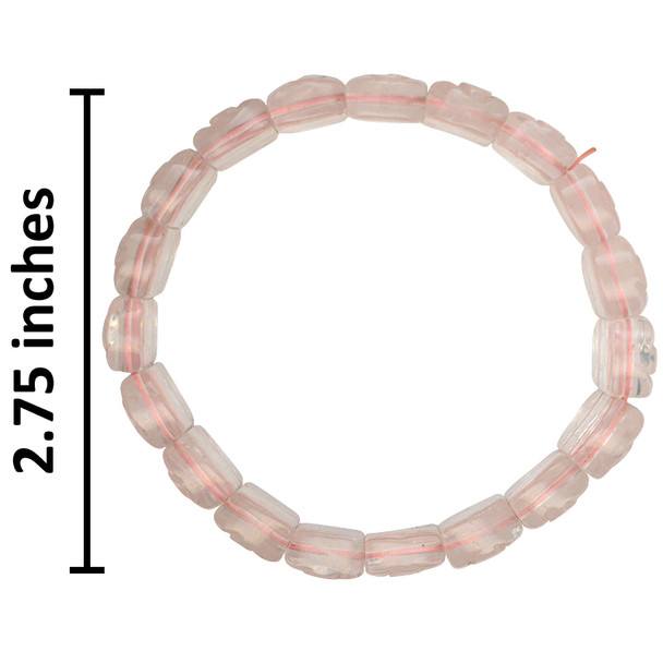Rose Quartz Stretch Beaded Bracelet