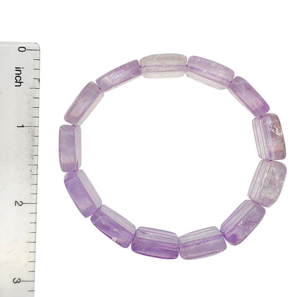 Amethyst Stretch Beaded Bracelet