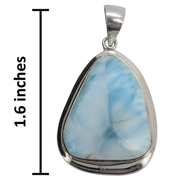 Larimar Sterling Silver Pendant