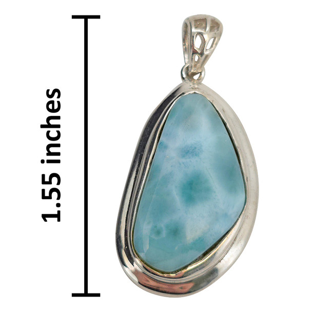 Larimar Sterling Silver Pendant