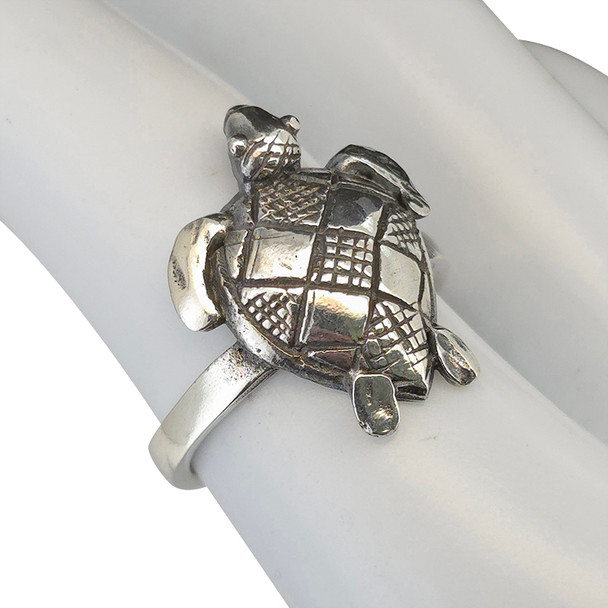Sterling Silver Sea Turtle Ring