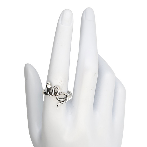 Sterling Silver Snake Ring