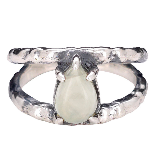 Prasiolite Sterling Silver Ring