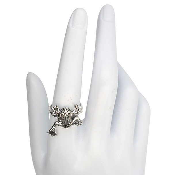 Sterling Silver Frog Ring