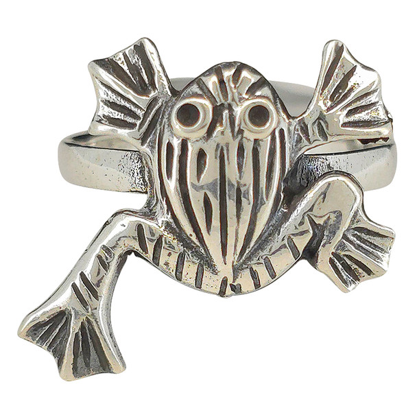 Sterling Silver Frog Ring