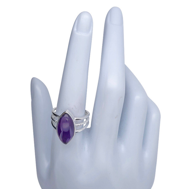 Amethyst Sterling Silver Ring