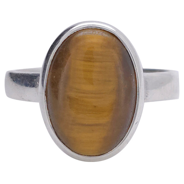 Tiger Eye Sterling Silver Ring