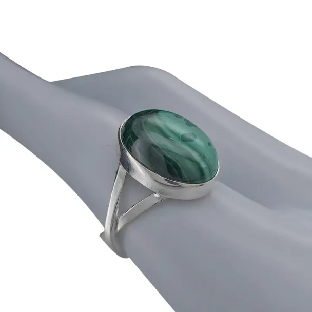 Malachite Sterling Silver Ring