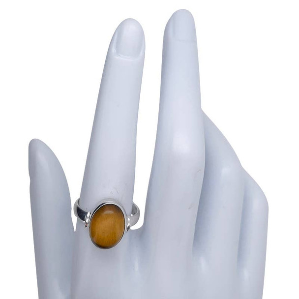 Tiger Eye Sterling Silver Ring