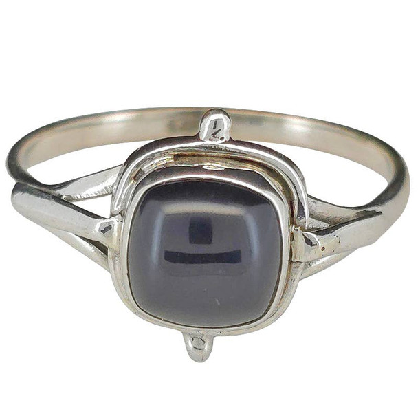 Black Onyx Sterling Silver Ring