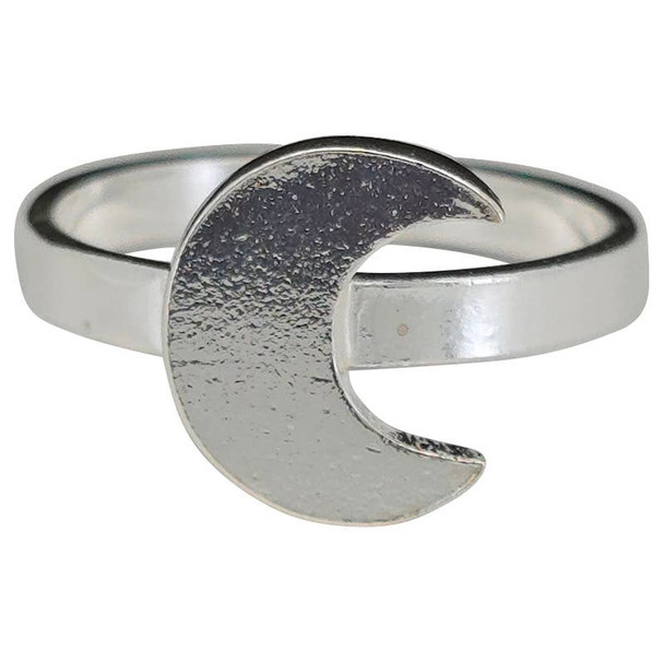 Moon Sterling Silver Ring