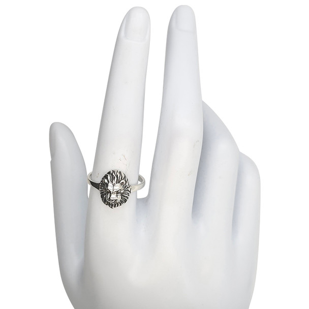 Roaring Lion Sterling Silver Ring