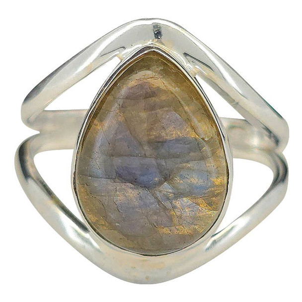 Labradorite Sterling Silver Ring