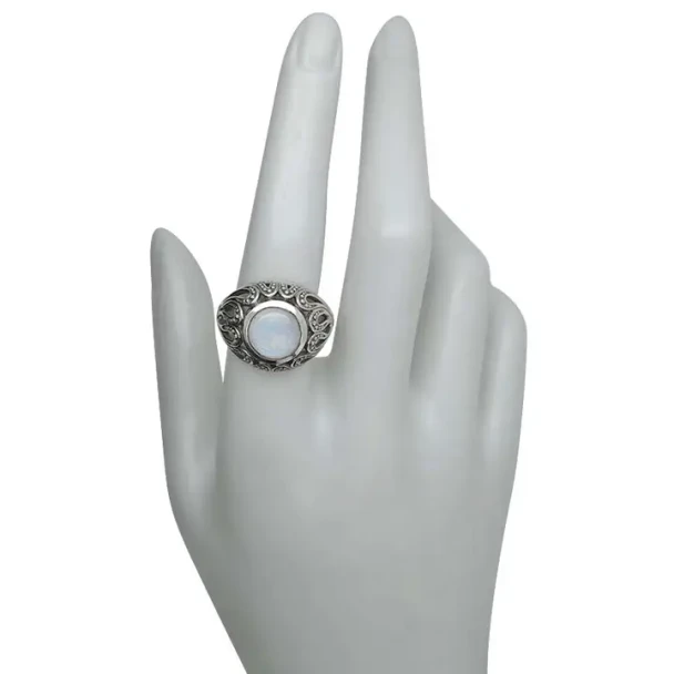 Moonstone Sterling Silver Ring