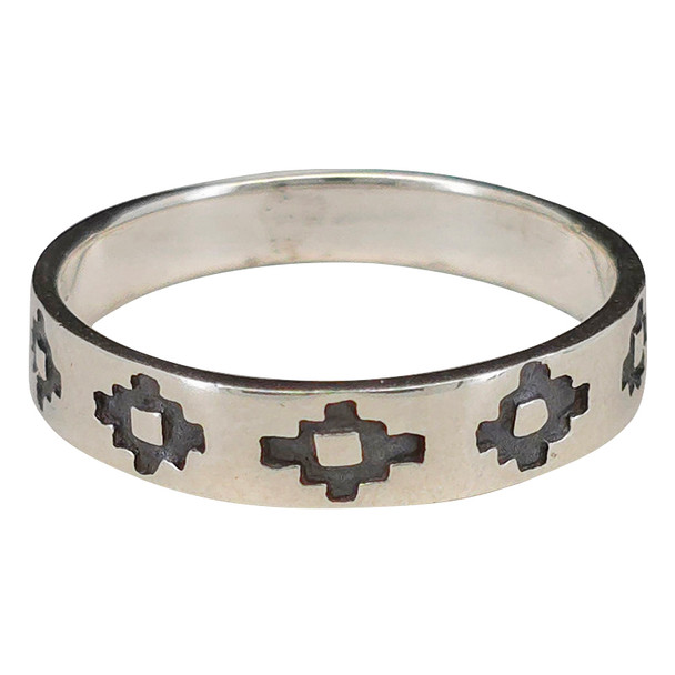 Argentine Guarda Pampa Sterling Silver Band Ring