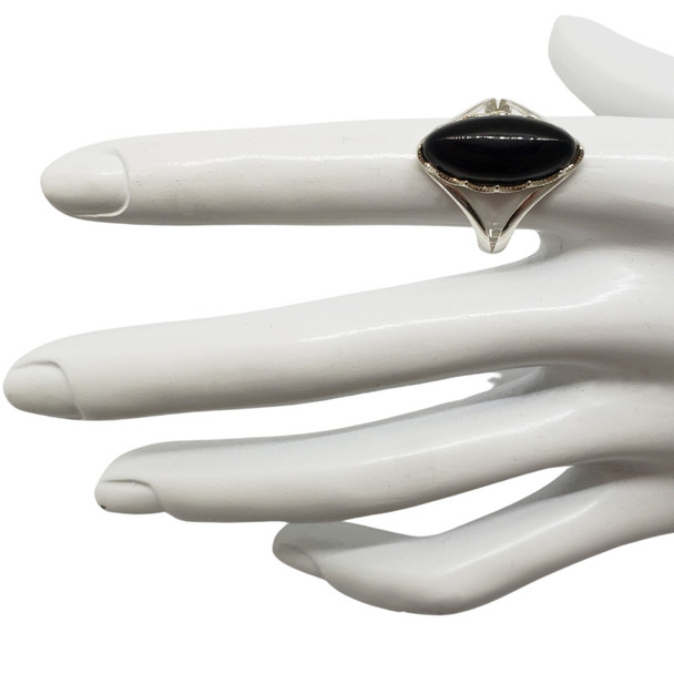 Cherry Amber .925 Silver Adjustable Ring