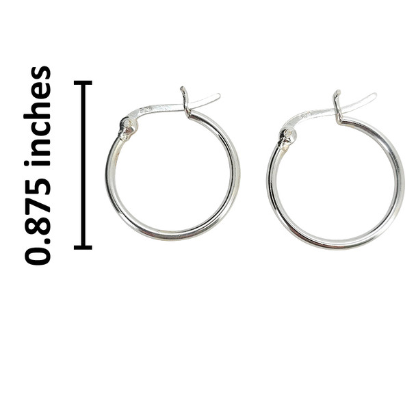 Sterling Silver Hoop Earrings