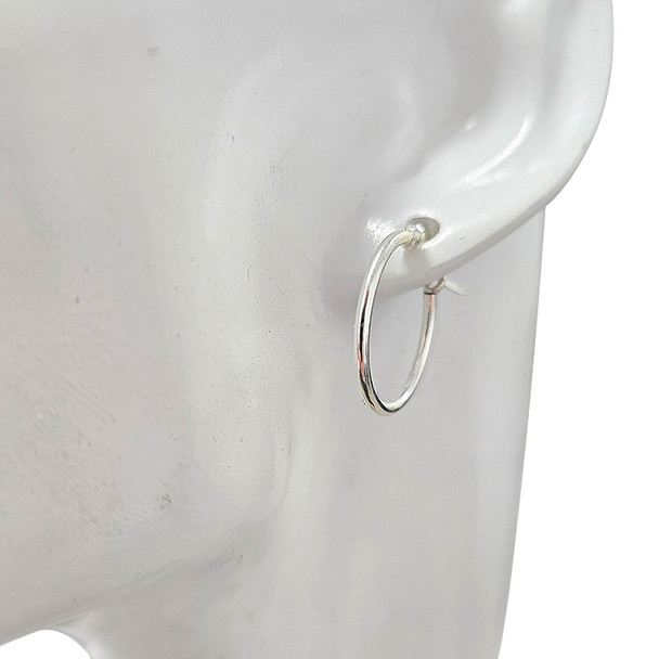 Sterling Silver Hoop Earrings