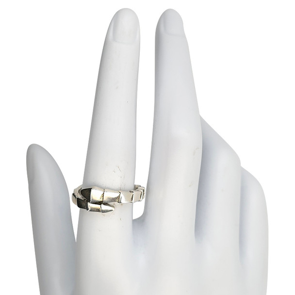Sterling Silver Adjustable Snake Ring