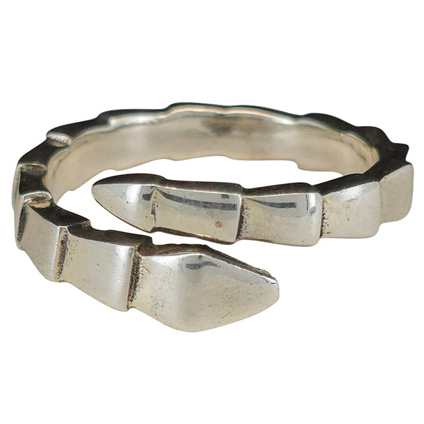 Sterling Silver Adjustable Snake Ring