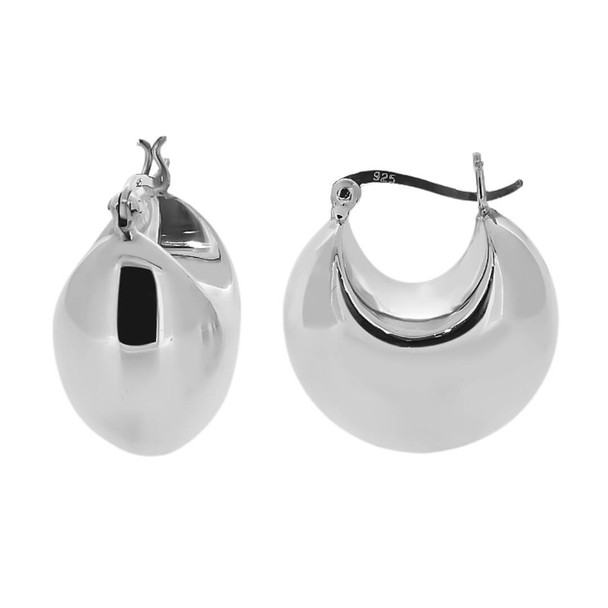 925 Sterling Silver Hoop Earrings