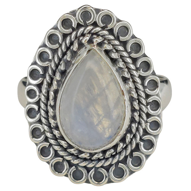 Moonstone Sterling Silver Ring