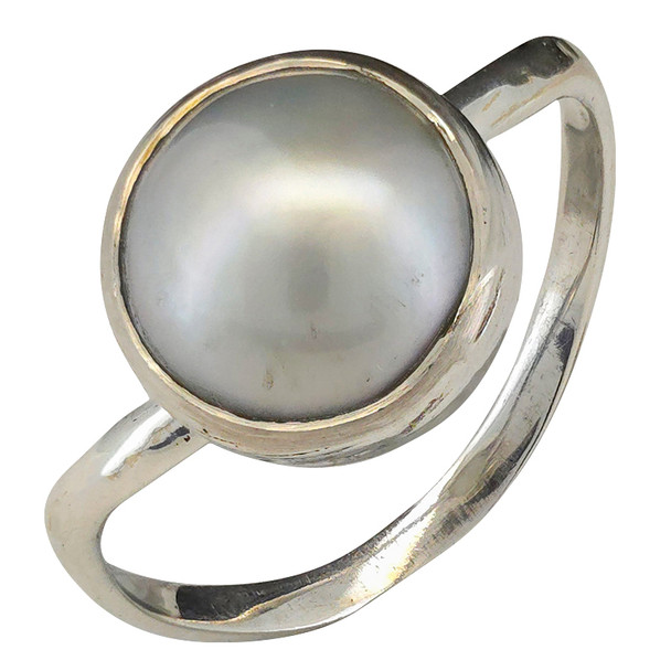 Pearl Sterling Silver Ring