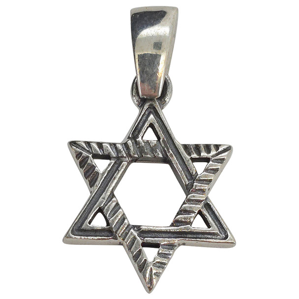 Star of David Sterling Silver Pendant