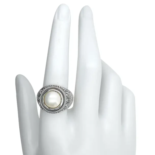 Pearl Sterling Silver Ring